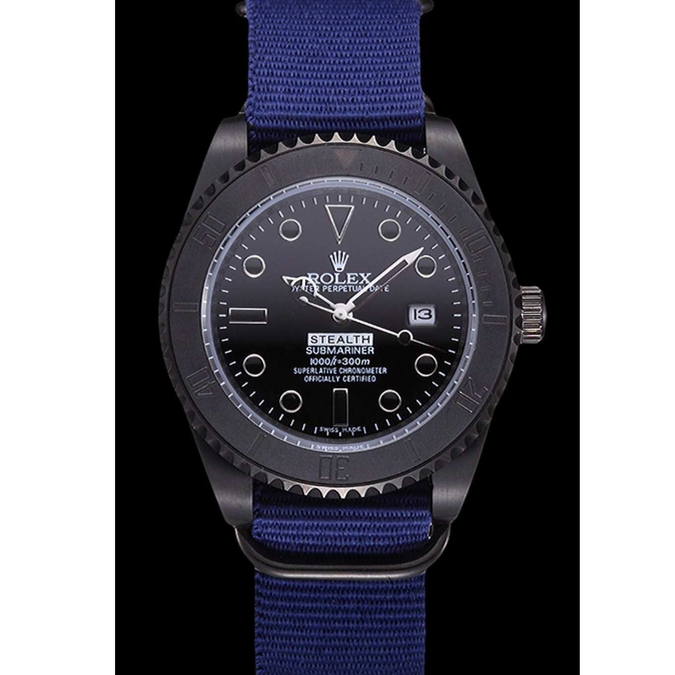 Aaa replica watch Rolex Blue Submariner Stealth 621994 0712
